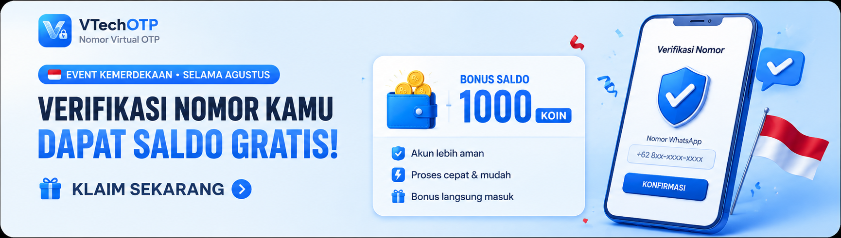 Event Verifikasi Nomor WhatsApp